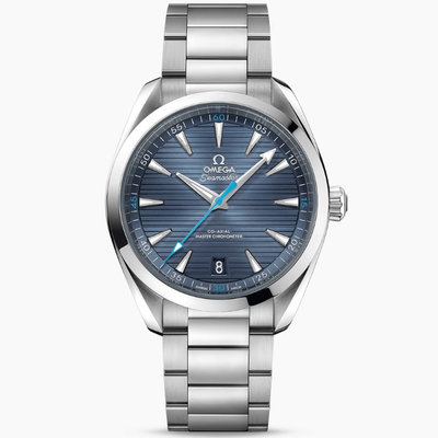 OMEGA 220.10.41.21.03.002 歐米茄 AQUA TERRA手錶 41mm 海馬150 藍面盤鋼錶帶