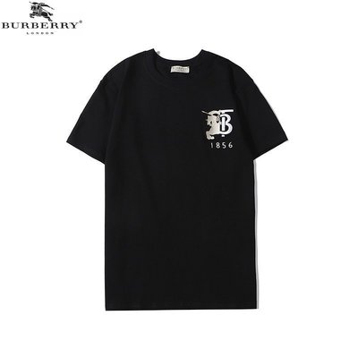 100％原廠 BURBERRY款  TB徽標對比圖案刺繡T恤 純棉 短袖 圓領 夏季 男女同款