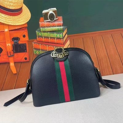 二手正品 GUCCI 古馳 GG Ophidia 貝殼包 肩背包 斜挎包 499621 現貨