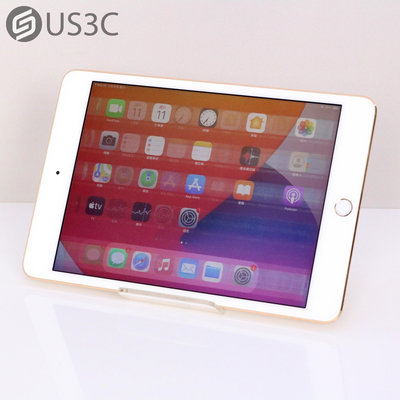 【US3C-高雄店】【一元起標】台灣公司貨 Apple iPad mini 4 第四代 7.9吋 16G WiFi版 金色 Touch ID 蘋果平板 二手平板