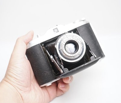 1950年德國愛克發AGFA ISOLETTE 皮腔折疊照相機120膠卷中畫幅66