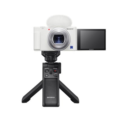 【白色】SONY Digital Camera ZV-1+GP-VPT2+NP-BX1･ZV1輕影音手持握把組合 公司貨