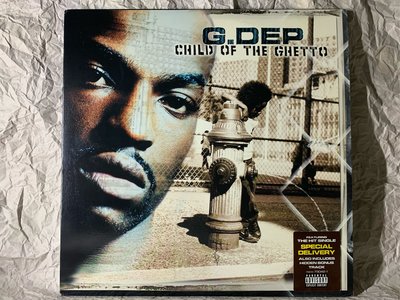 流行饒舌歌手-G.戴普-貧民窟之子 LP二手雙碟專輯（美國高音質盤） G.DEP - Child of the Ghetto Album Vinyls