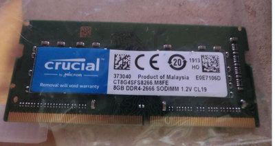 ddr4 2666 8gb美光筆電記憶體