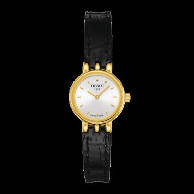 Tissot 天梭樂愛系列皮帶石英女腕錶 T0580093603100