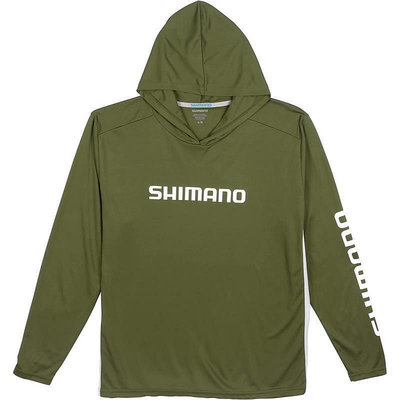 台灣現貨【限量特惠】新款防曬釣魚服SHIMANO 連帽長袖釣魚運動衫 TECH男女速乾T 恤垂釣服    最