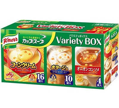 《FOS》日本製 味之素 AJINOMOTO 玉米濃湯  奶油濃湯 洋蔥清湯 3種 沖泡 熱湯 生理期 消夜 登山 熱銷