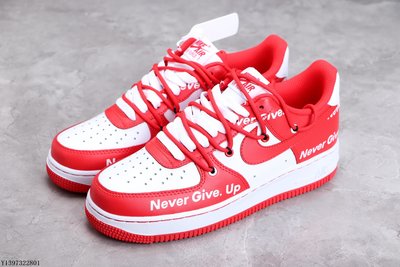 Nike Air Force 1 07 白紅 紅線 3D 立體 男款 CV1724-100滑板鞋