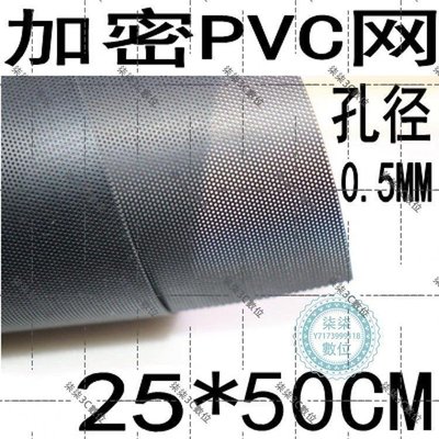 『柒柒3C數位』臺式機電腦機箱PVC防塵網密孔徑0.5MM服務器過濾網加密25*50CM