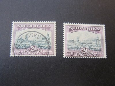 【雲品13】南非South Africa 1931 Sc 36a,b FU 庫號#B535 12693