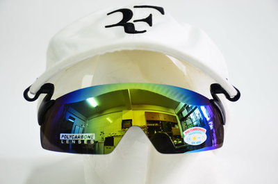 e視網眼鏡 e視網-H 【一片式夾帽設計新款】棒球帽專用UV400七彩鍍膜太陽眼鏡(台灣製造檢驗合格)