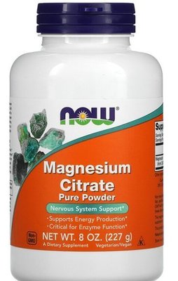 Now Foods Magnesium Citrate 檸檬酸鎂 227g 諾奧
