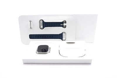 【台中青蘋果】Apple Watch Ultra 2 49mm 鈦金屬錶殼 藍色海洋錶帶 LTE #86310