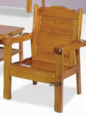 最信用的網拍~高上{全新}美檜601實木單人沙發(551*02)木板椅/木製1人沙發~~2024