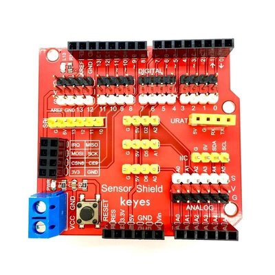 下殺-貓咪盃 KEYES UNO Sensor shield v5.0 擴展板 Arduino電路板
