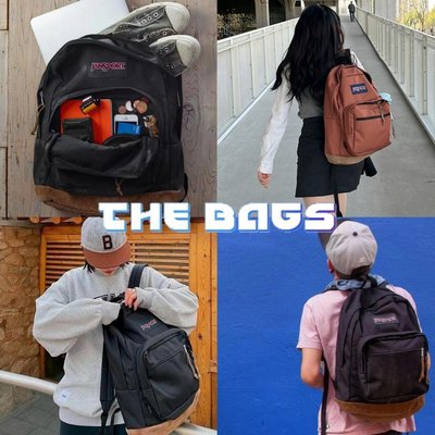 [聚優良品]『Bags』��正品 Jansport 傑斯伯 TYP7 麂皮款暮光款 鬼怪同款 傑斯伯背包 經典校園後背包 雙肩包