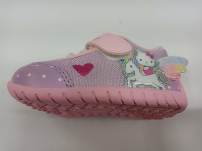 【鞋里】~Hello Kitty凱蒂貓 ~ 正版授權 運動鞋 兒童 布鞋 透氣防臭 MIT 中小童休閒鞋 (紫)
