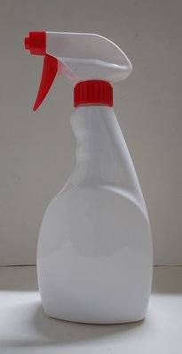 速保麗-LV-06-1-500ml白色不透光噴霧式握把噴槍瓶/塑膠瓶/PET材質台灣製-出水量-1.1cc-$32