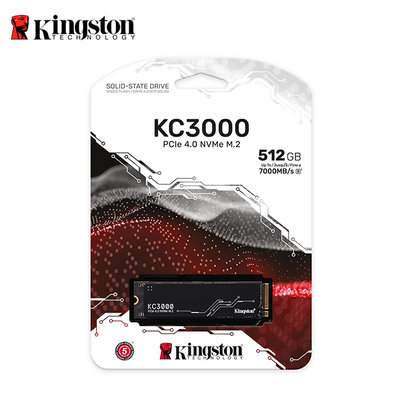 金士頓 KC3000 512G SSD 固態硬碟 PCIe 4.0 NVMe M.2(KT-SKC3000S-512G)