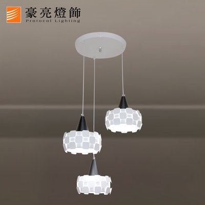 【豪亮燈飾】(A000522)LED36W鄧特三色3吊~客廳燈/房間燈/水晶燈/吸頂燈/浴室燈/陽台燈/吊燈/壁燈/燈泡