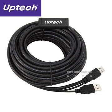 Uptech C412 USB 2.0訊號放大延伸線 10米.