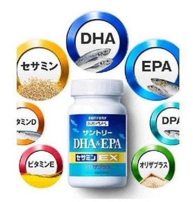 【謹言鋪子】日本SUNTORY 三得利 魚油 DHA ＆ EPA + 芝麻明EX