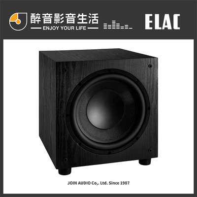 【醉音影音生活】特價9900-德國 Elac SUB1020 10吋主動式超低音喇叭/重低音喇叭.台灣公司貨