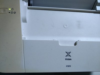 219 （3C）（印表機）（噴墨）（彩色）Canon PIXMA ip2870 線材全 開機無錯誤訊息但連線中安裝驅動程式到一半會出現無連線 當零件機 售出不退