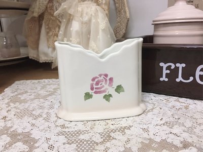 《鄉村童話》Many 玫瑰 陶瓷 置物盒 日本製