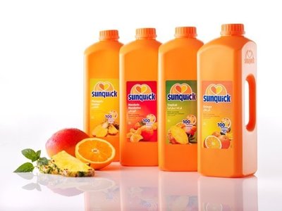 丹麥原裝進口~【Sunquick 香魁克】鮮濃縮柳橙原汁(2公升)/罐$500~
