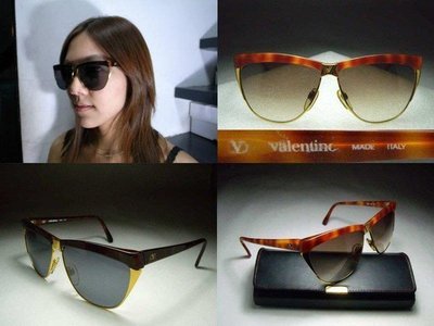 信義計劃 眼鏡 Valentino Garavani 太陽眼鏡 義大利製 復古大框 上膠框 下金屬框款式 glasses