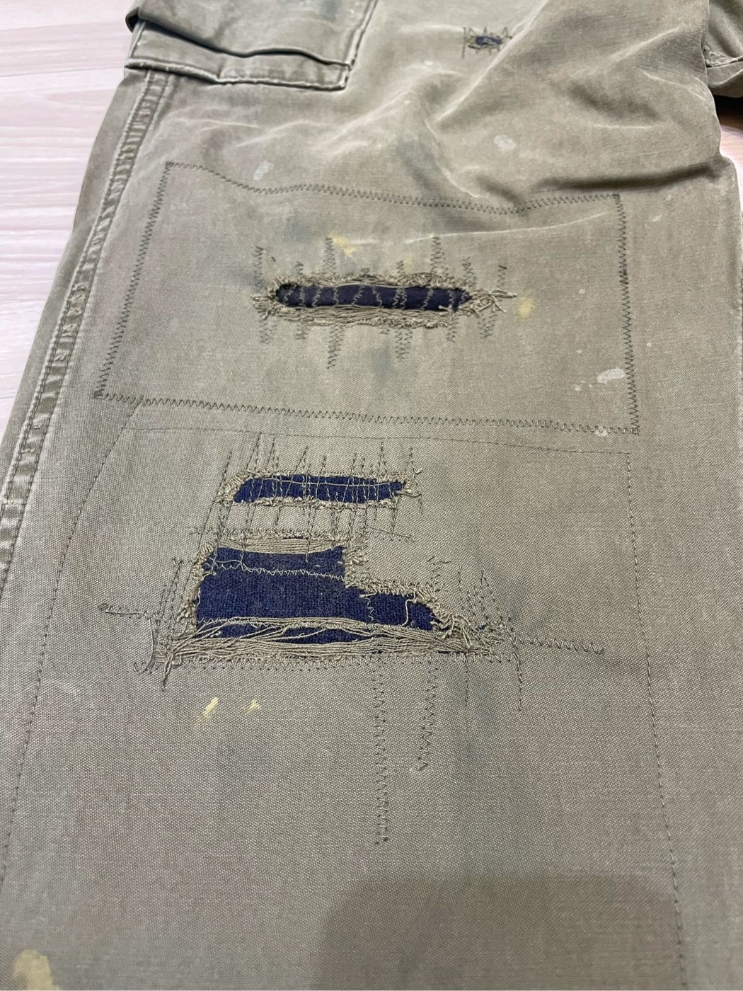 Visvim veterans pants crash 19aw | Yahoo奇摩拍賣