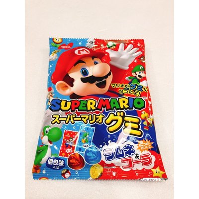 日本糖果 軟糖 日系零食 NOBEL諾貝爾 馬力歐綜合汽水軟糖