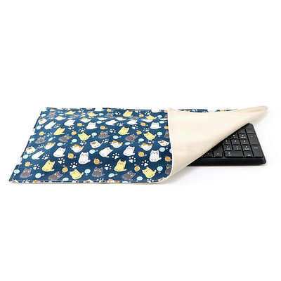 保護袋 日系和風 可愛貓鍵盤防塵罩蓋布 擋灰遮蓋臺式電腦機械鍵盤防塵布