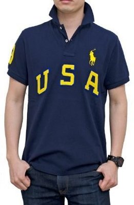Polo Ralph Lauren 短袖 POLO 衫 成人款 現貨 USA 大馬 白/藍/紅