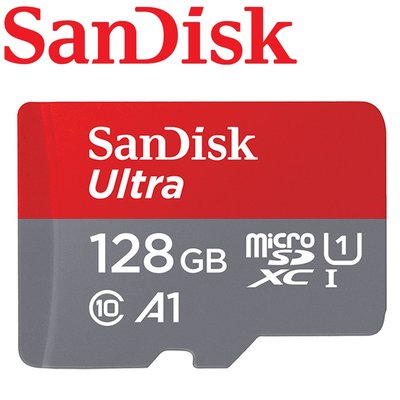 附發票公司貨 140MB/s SanDisk 128G 128GB Ultra microSDXC U1 (A1)記憶卡