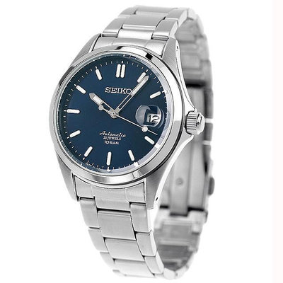 SEIKO Mechanical SZSB016 40 mm 海軍藍面盤 機械錶 不鏽鋼錶帶 男錶女錶