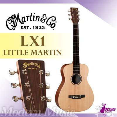 【現代樂器】美國Martin LX1 旅行民謠吉他 原木色 Little Martin 單板木吉他 baby小吉他 附袋