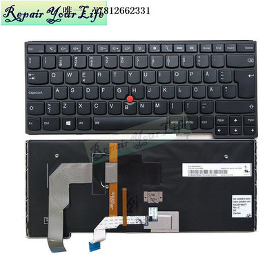 電腦零件適用 聯想Thinkpad YOGA 14 S3/S5 S540 S3-S431 /S440背光鍵盤SD筆電配件