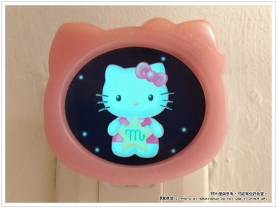 《煙薰草堂》Hello Kitty 凱蒂貓 星座小夜燈 ~ 射手座 110V 二手