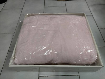 皮爾帕門毛毯 皮爾帕門珊瑚絨毯 高級毛毯 全新未使用 淡粉紅色 質感高級觸感舒適 PIERRE BALMAIN PARIS