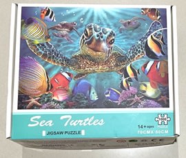 1000PCS 1000片 動物 海龜 烏龜 風景 圖畫 拼圖 益智玩具