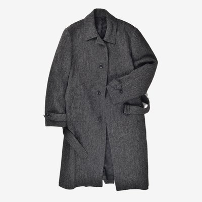 已售出GLOVERALL DUFFEL Long Coat 長版英國製L 深藍牛角大衣學院村上