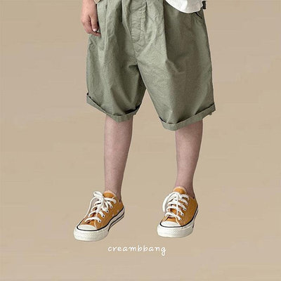 S~XL ♥褲子(KHAKI) CREAM BBANG-2 24夏季 CBG240605-001『韓爸有衣正韓國童裝』~預購