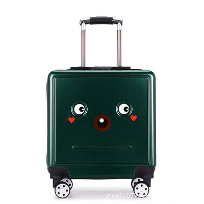 現貨 行李箱拉桿箱女男卡通行李箱18寸旅行箱20寸密碼皮箱子小型輕便小號超輕