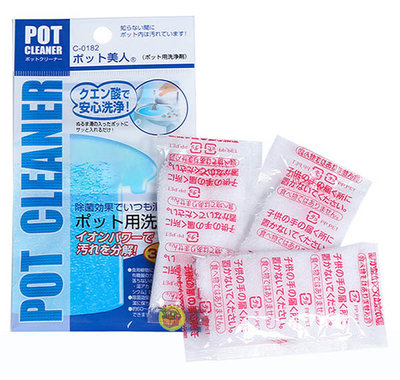 【JPGO】日本進口 不動化學 熱水壺 保溫瓶 熱水瓶洗淨劑 三回份#829