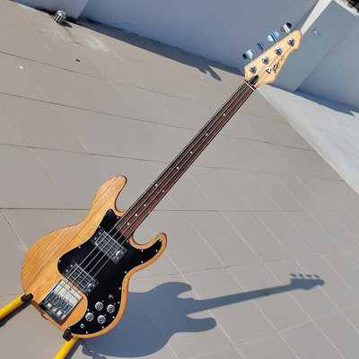 USA美國製 Peavey T 40 fretless bass 電 貝斯 貝司 貝士 雙線圈 無琴格 ash 橡木 musicman Rickenbacker