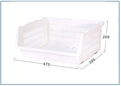呈議)聯府 P50286 P5-0286 特大愛家可疊式置物籃 收納架
