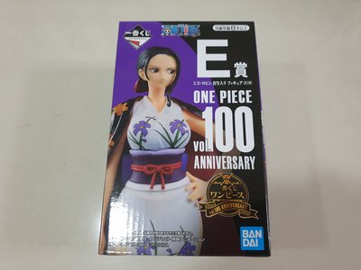 [日本一番賞]海賊王 一番賞 vol.100 紀念 日版 金證 羅賓 E賞 全新未開