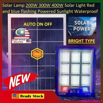 太陽能燈 200w 300w 400w 太陽能燈紅色和藍色閃爍, 用於花園裝飾 pelita 太陽能-標準五金